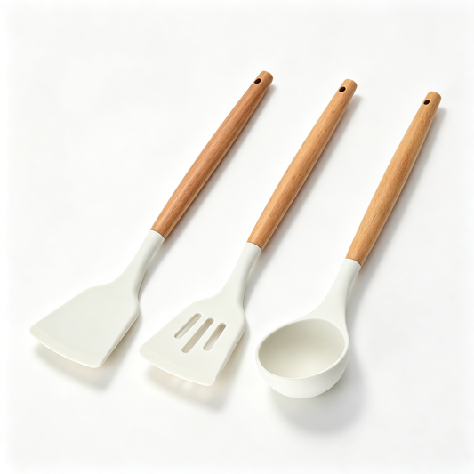 3-Piece Silicone Kitchen Utensil Set
