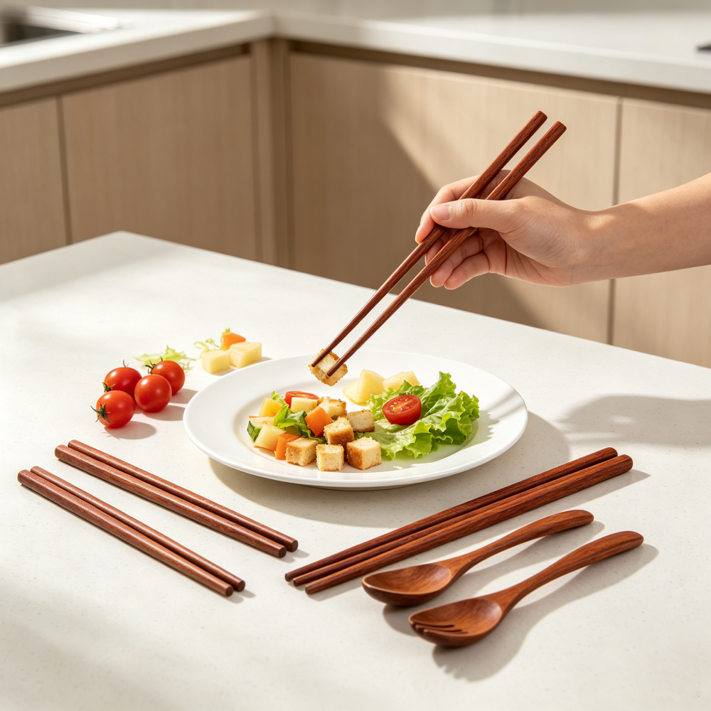 Premium Red Ironwood Chopsticks Set