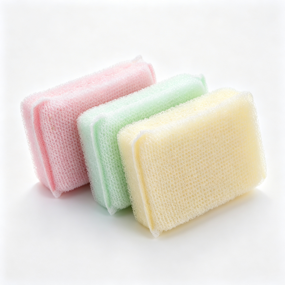 Heavy-Duty Diamond Mesh Cleaning Sponge Pack