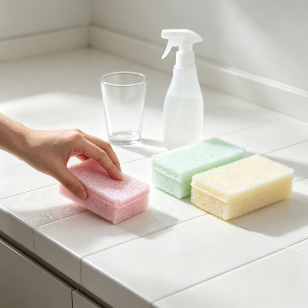 Heavy-Duty Diamond Mesh Cleaning Sponge Pack