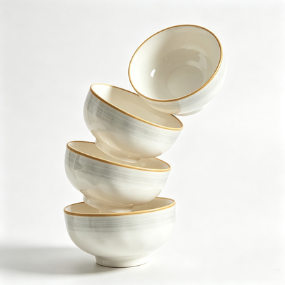 Ceramic Underglaze Noodle Bowls